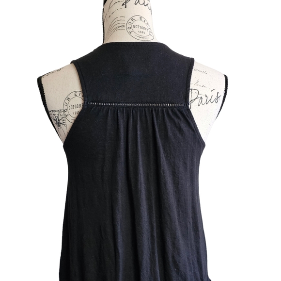 Anthropologie Malaga V-neck Black Tiered Tunic Size XS - Picture 5 of 13